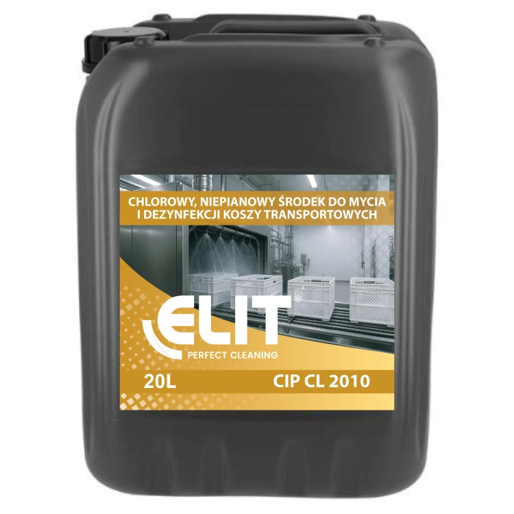 ELIT CIP CL 2010 — Myjąco-dezynfekcyjny, bakterio- i grzybobójczy — myjki tunelowe i systemy CIP.